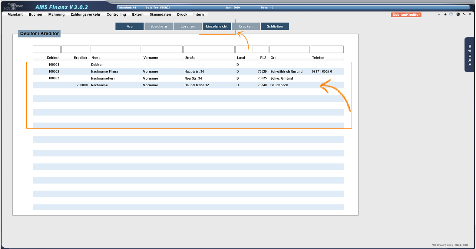 Debitor-Kreditor_Listenansicht
