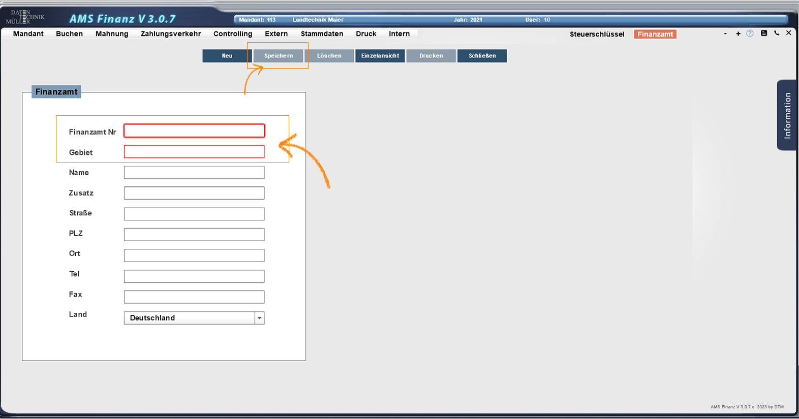 Stammdaten_Finanzamt_Neuanlage-Pflichtfelder