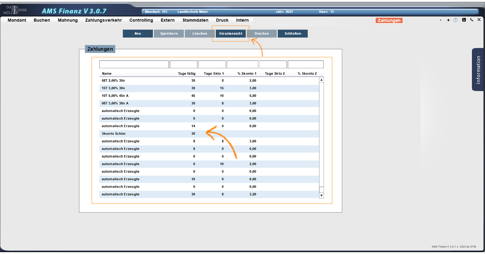 Zahlungen_Listenansicht