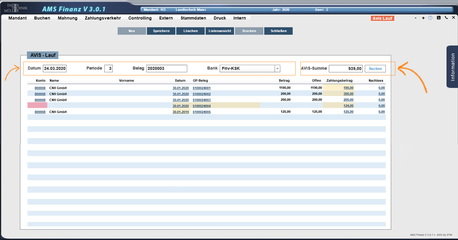 Avis-prüfen-verbuchen