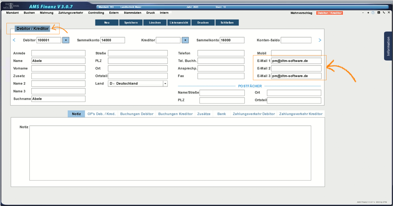 Mahnvorschlag_E-MailEinstellungen-Stammdaten