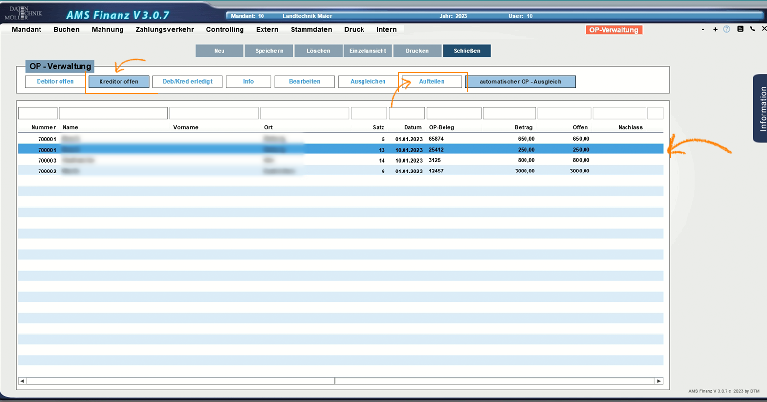 OP_Verwaltung-Aufteilen-Kreditor