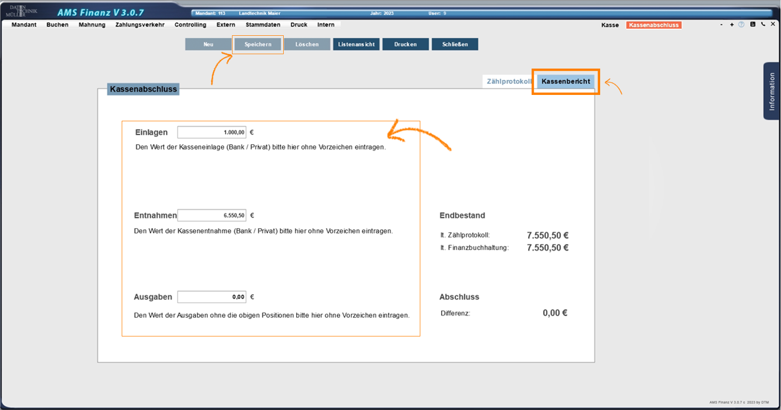 Kassenabschluss_Kassenbericht