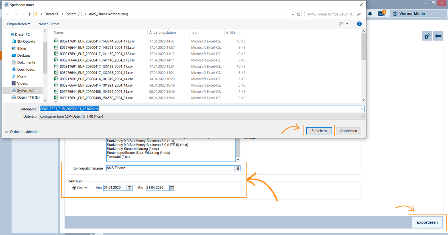 StarMoneyDatenexport